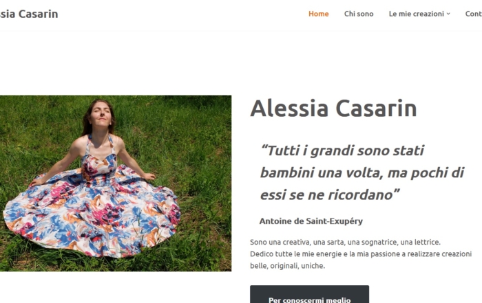 Un nuovo progetto: AlessiaCasarin.it